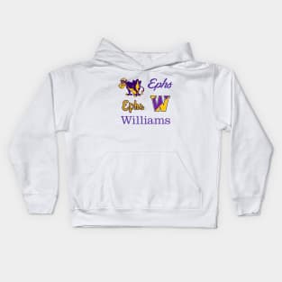 williams college logo pack Kids Hoodie